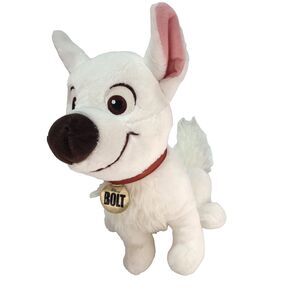 Disney Bolt Puppy Dog Plush 13" movie stuffed toy exclusive retired for repair